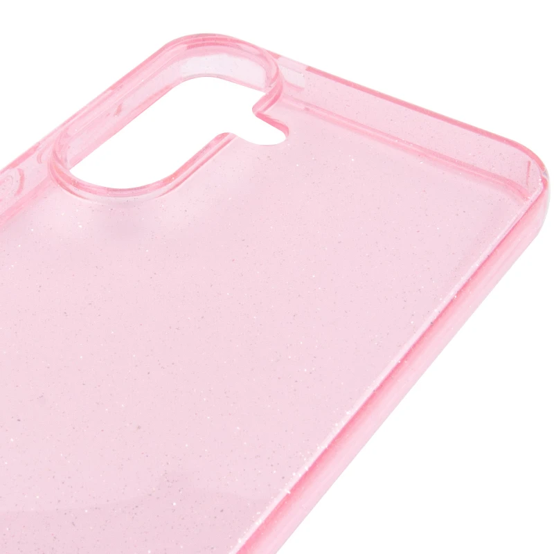 Блестящий силиконовый чехол на Samsung Galaxy A05s – Pink. Фото 6 из 16