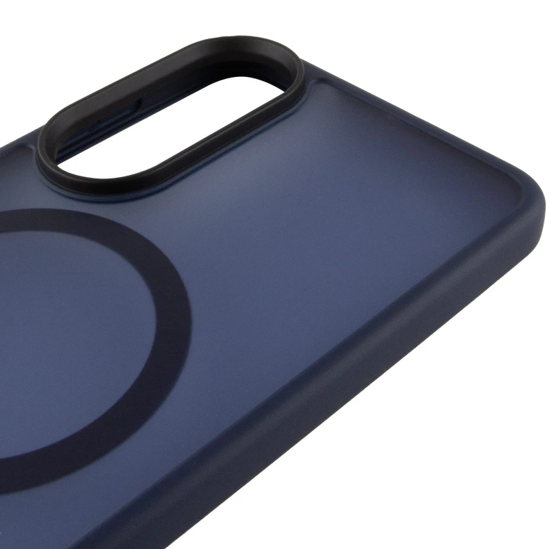 Чехол Ummi Colorful with MagSafe для Samsung Galaxy S25 Edge – Синий / Navy Blue. Фото 4 из 6