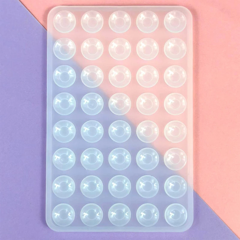 Держатель-присоска для телефона Double Side Silicone 100*64мм – Transparent. Фото 2 из 2