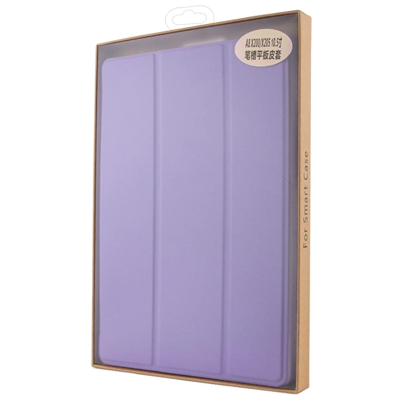 Чохол-книжка з роз'ємом для стилуса на Samsung Galaxy Tab A8 10.5" (2021) – Бузковий / Dasheen. Фото 8 з 10