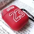 Силіконовий футляр Brand для навушників AirPods 1/2 + карабін – Jordan Red. Фото 2 з 2