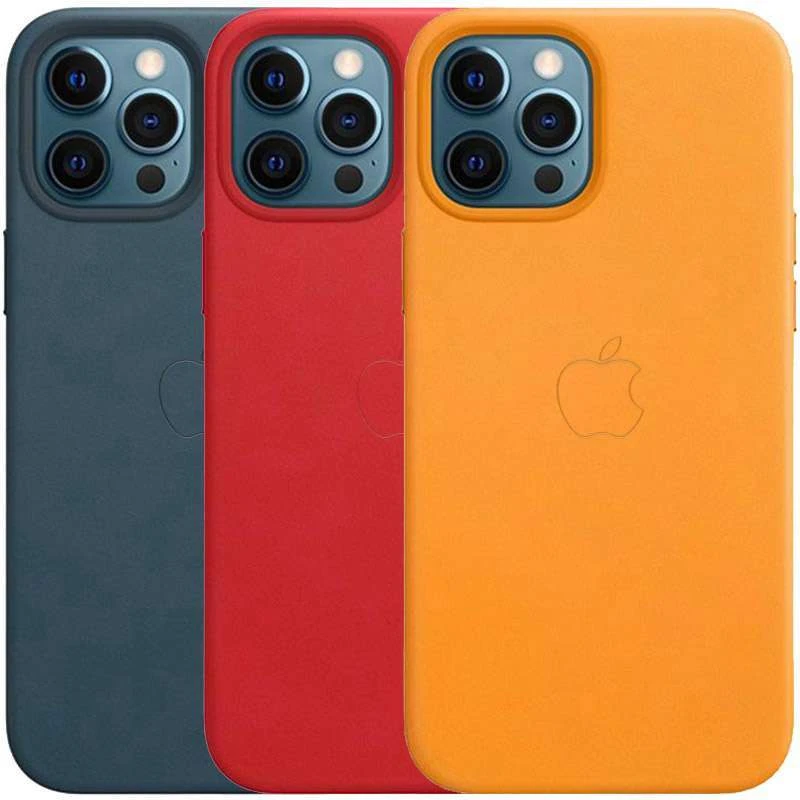 Шкіряний чохол Silicone Case Soft з MagSafe на Apple iPhone 12 Pro Max (6.7") фото 2 з 6