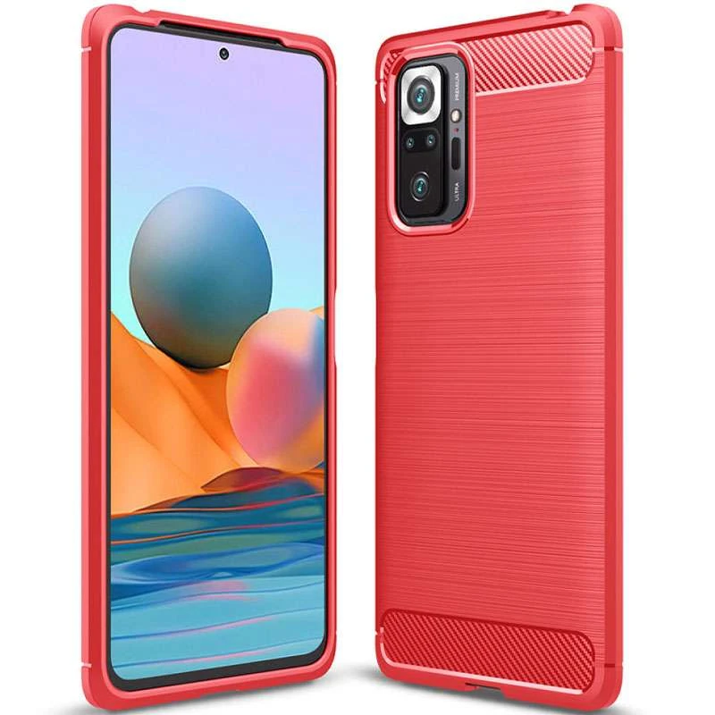 

Тонкий силіконовий чохол Slim на Xiaomi Redmi Note 10 Pro (Червоний)