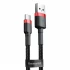 Дата кабель Baseus Cafule Type-C Cable 2A (2m) – Black / Red. Фото 1 из 5