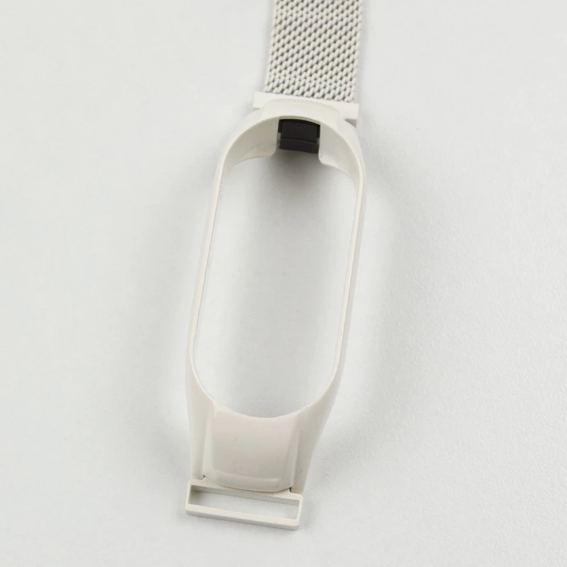 Ремінець Milanese Loop Design для Xiaomi Mi Band 7 – White. Фото 6 з 7