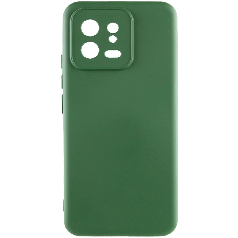 

Чохол Silicone Case Lakshmi з закритою камерою на Xiaomi 13 (Зелений / Dark green)