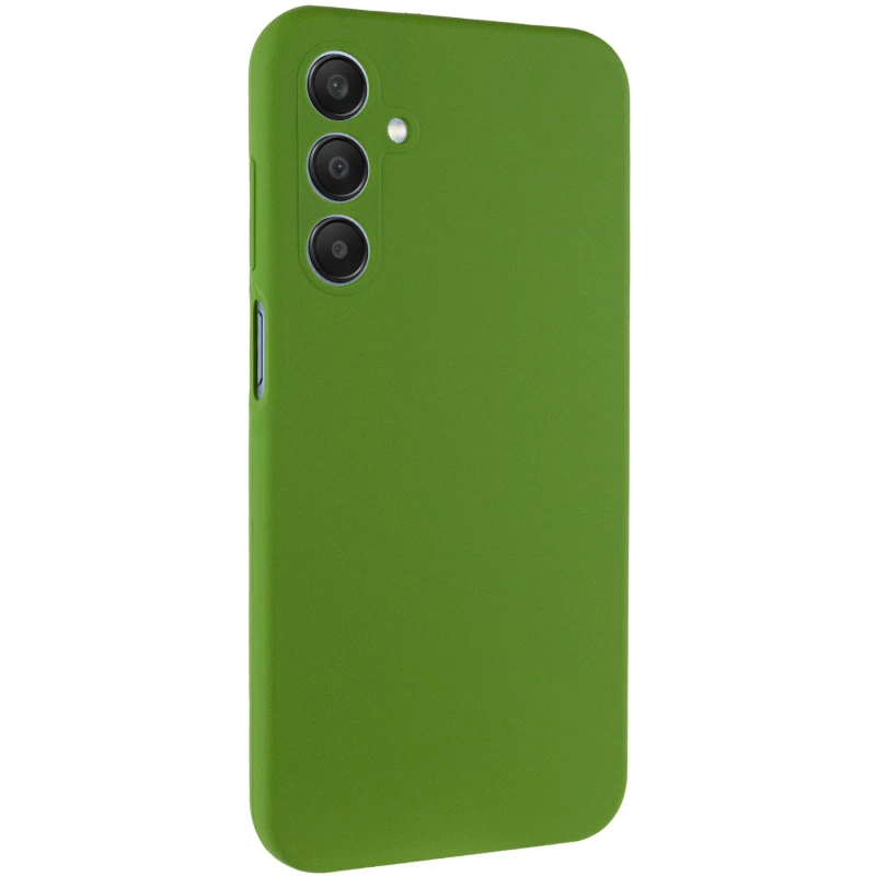 Чохол Silicone Case Lakshmi Plus з закритою камерою на Samsung Galaxy A25 5G – Зелений / Dark green. Фото 2 з 10