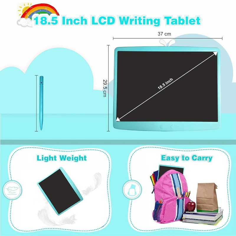 Планшет для малювання Funny 18,5 дюймів – Blue. Фото 4 з 5