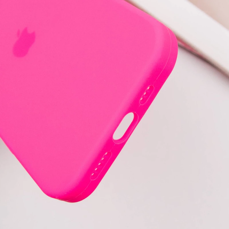 Чехол Silicone Case с закрытым низом для Apple iPhone 15 Pro Max (6.7") – Розовый / Barbie pink. Фото 5 из 6