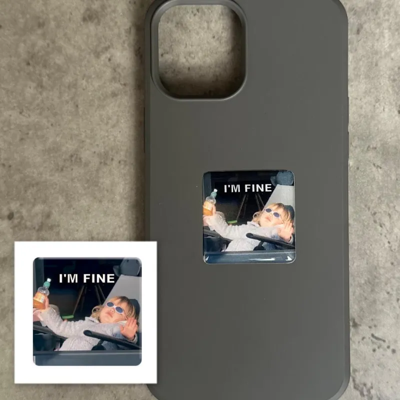 Стікер 3D до 5см Girl Collection – I'm fine. Фото 3 з 3