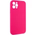 Чехол с защитой камеры Silicone Case для Apple iPhone 12 Pro Max (6.7") – Розовый / Barbie pink. Фото 2 из 6