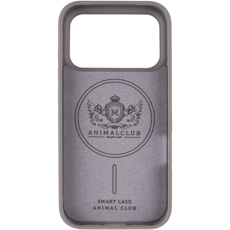TPU+PC чохол Animal Club для Apple iPhone 17 Pro (6.3") – Titanium Gray. Фото 4 з 6