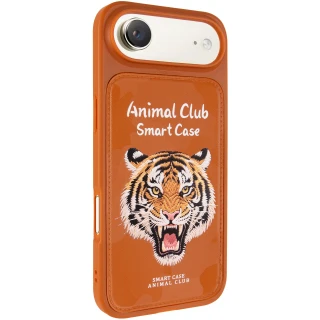 TPU+PC чохол Animal Club для Apple iPhone 17 Air (6.5") — Chocolate Brown