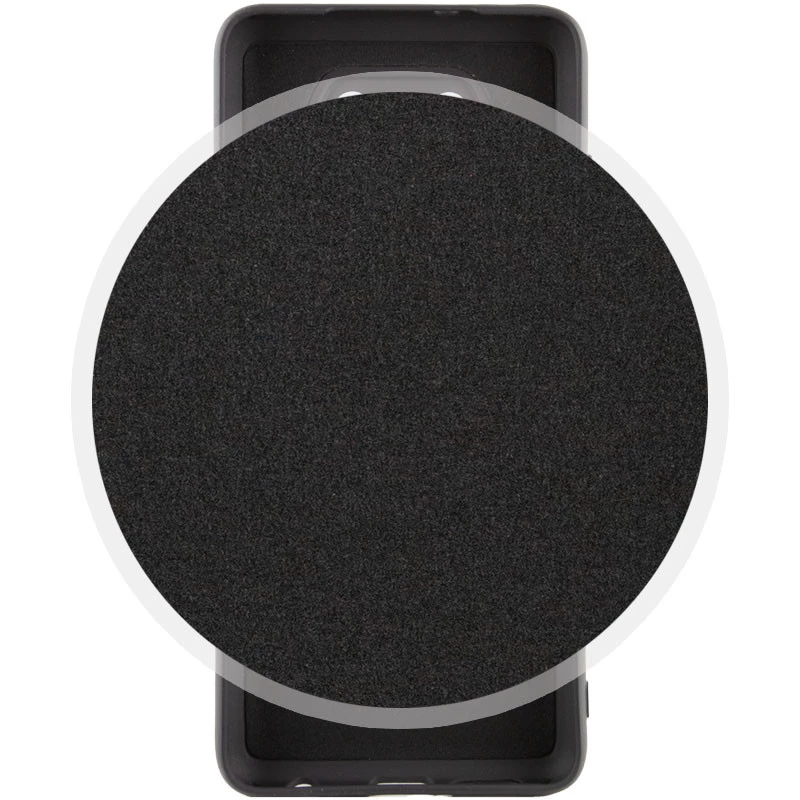 Кольоровий силіконовий чохол GETMAN із закритою камерою для Xiaomi Poco X3 NFC / Poco X3 Pro – Чорний / Black. Фото 2 з 4