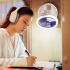 Настільний складний вентилятор Folding Fan 2in1 with Night Light – White. Фото 7 з 7