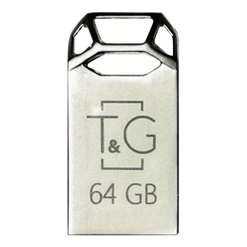 

Флеш-драйв USB Flash Drive T&G 110 Metal Series 64GB (Срібний)