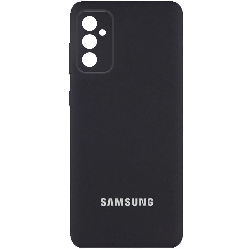 

Чехол Silicone Case с закрытым низом и защитой камеры для Samsung Galaxy A34 5G (Черный / Black), Чорний / black