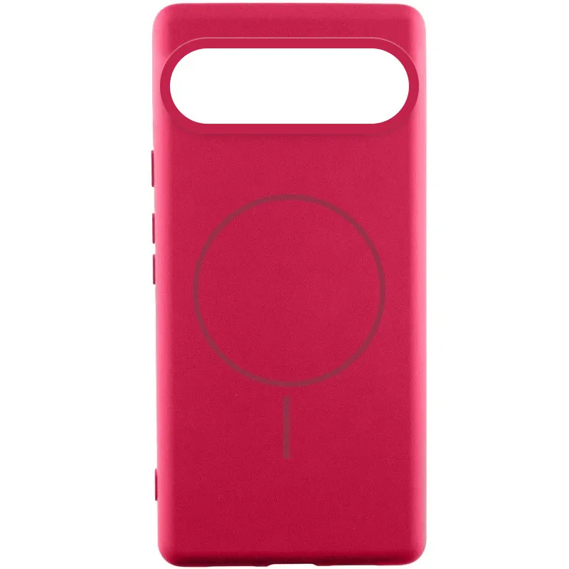 Чехол Silicone Cover Lakshmi (AA) with Magnetic Fit для Google Pixel 10 – Красный / Rose Red. Фото 1 из 1