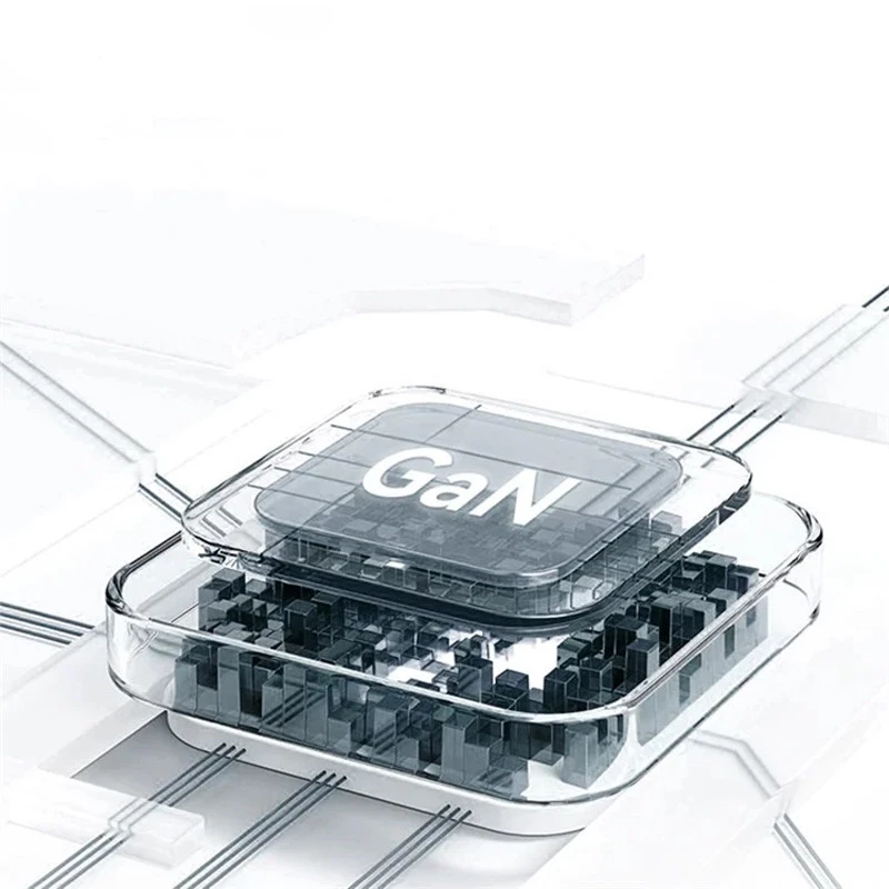 МЗП Usams US-CC202 GaN With Type-C Magnetic Retractable Cable Module XMF Ser. 35W (2USB-C) – White. Фото 3 з 8