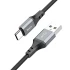 Дата кабель Hoco X86 Spear USB to Type-C (1m) – Black. Фото 2 из 4