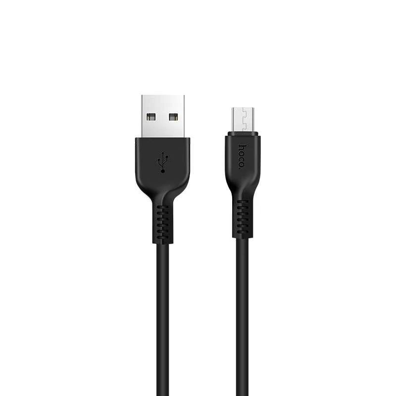 

Дата кабель Hoco X13 USB to MicroUSB (1m) (Черный), Чорний