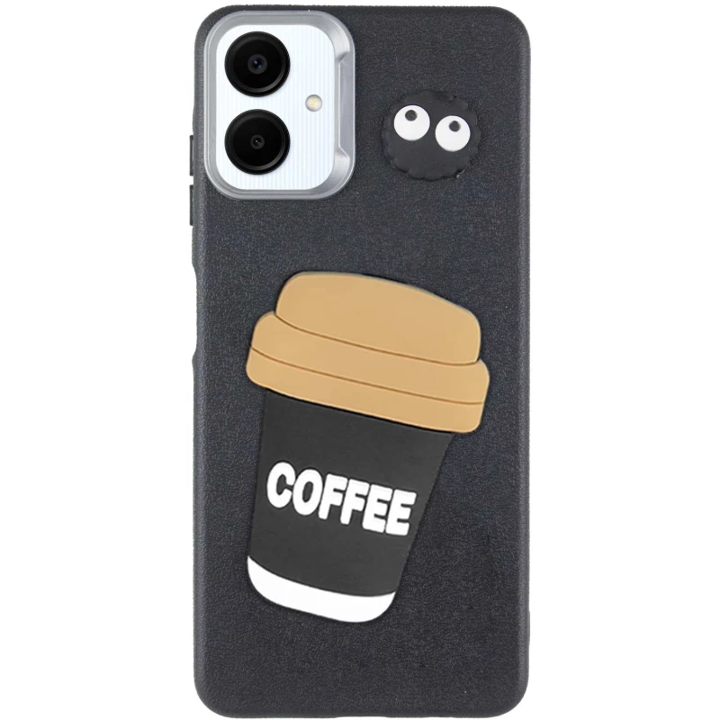 Чохол Labubu Toys для Samsung Galaxy A06 – Coffee / Black. Фото 1 з 5