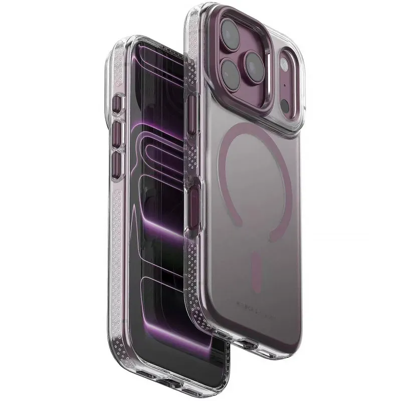 Чехол TPU+PC Puloka Resplendent with Magnetic Fit для Apple iPhone 17 Pro Max (6.9") – Dark Cherry. Фото 1 из 3