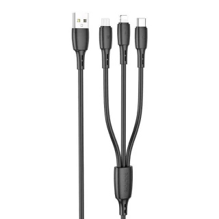 Дата кабель Borofone BX71 USB to 3in1 (1m) фото 1 з 6