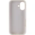 Чехол Silicone Case с закрытым низом для Apple iPhone 16 Plus – Бежевый / Antigue White. Фото 6 из 8