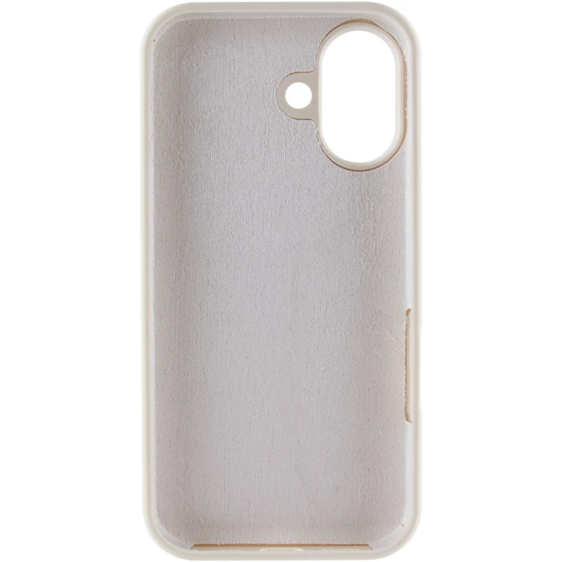 Чохол Silicone Case з закритим низом на Apple iPhone 17 (6.3") – Бежевий / Antigue White. Фото 4 з 6