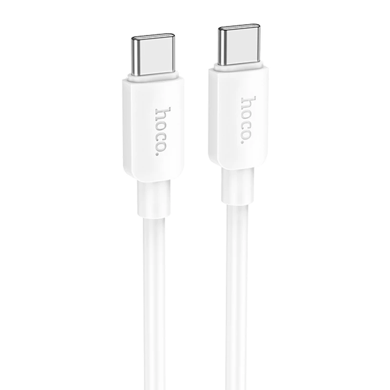 Дата кабель Hoco X96 Hyper Type-C to Type-C 60W (1m) – White. Фото 1 з 4