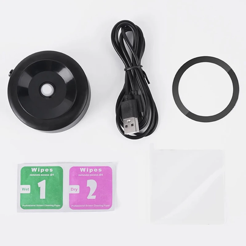 Автотримач Hoco DCA47 Quick Fix magnetic – Black. Фото 3 з 4