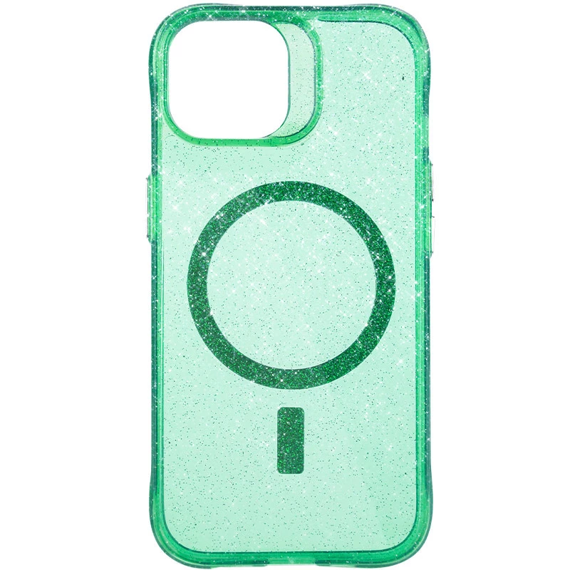 Зоряний чохол з MagSafe на Apple iPhone 14 (6.1") – Green. Фото 5 з 12