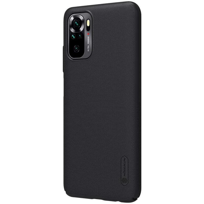 Пластикова накладка Nillkin Frost на Xiaomi Redmi Note 10 / Note 10s – Чорний. Фото 3 з 6
