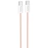 Дата кабель Hoco X104 Source 60W Type-C to Type-C (1m) – Pink. Фото 1 з 2