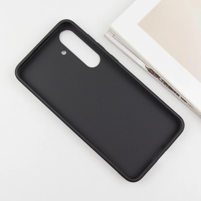 TPU чохол Bonbon з металевими кнопками на Samsung Galaxy S24+ – Чорний / Black. Фото 8 з 11