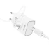 СЗУ Hoco C143A Benefit PD20W (1USB-C) + кабель Type-C to Lightning – White. Фото 4 из 8