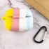 Силіконовий футляр Colorfull для навушників AirPods Pro – Блакитний / Жовтий. Фото 4 з 4