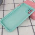 Чохол Silk Full Camera Protective (AA) NO LOGO для Apple iPhone 12 (6.1") – Бірюзовий / Marine Green. Фото 3 з 3