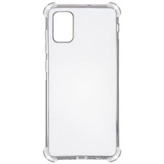 Ультратонкий силіконовий чохол GETMAN з критими бортами на Samsung Galaxy A31 фото 1 з 2