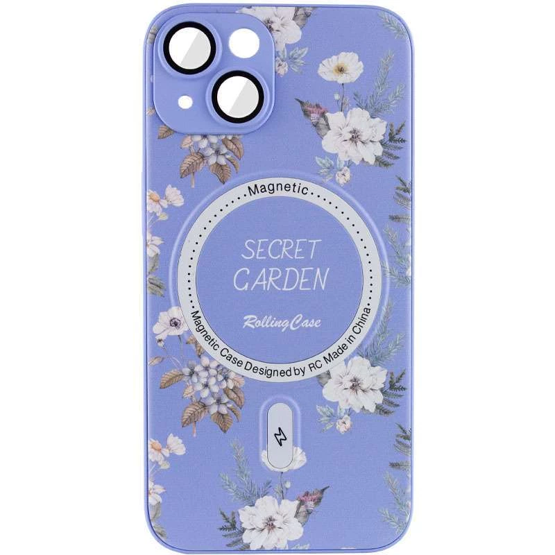 TPU+PC чохол Secret Garden з MagSafe на Apple iPhone 14 (6.1") – Lilac. Фото 2 з 5