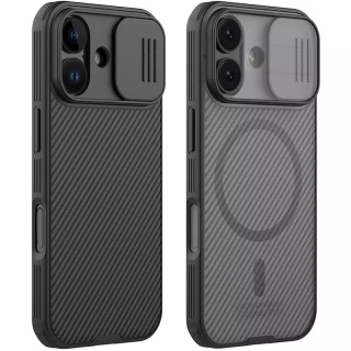 Пластиковая накладка Nillkin Pro со шторкой для камеры и магнитом для Apple iPhone 17 (6.3") фото 1 Пластиковая накладка Nillkin Pro со шторкой для камеры и магнитом для Apple iPhone 17 (6.3") фото 1 из 1