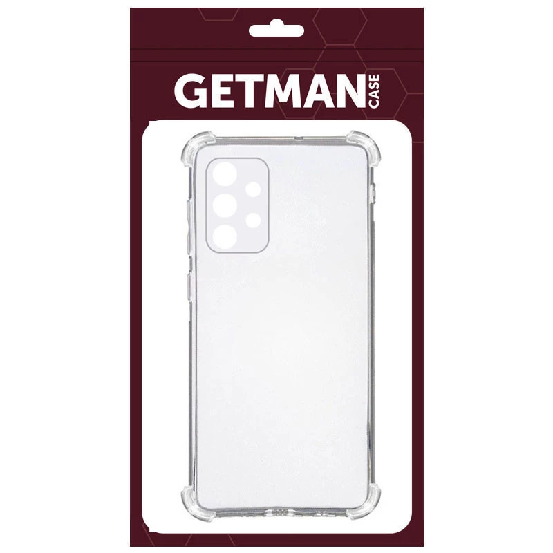 Ультратонкий силіконовий чохол GETMAN з критими бортами та камерою для Samsung Galaxy A33 5G – Безбарвний (прозорий). Фото 2 Ультратонкий силіконовий чохол GETMAN з критими бортами та камерою для Samsung Galaxy A33 5G – Безбарвний (прозорий). Фото 2 з 4