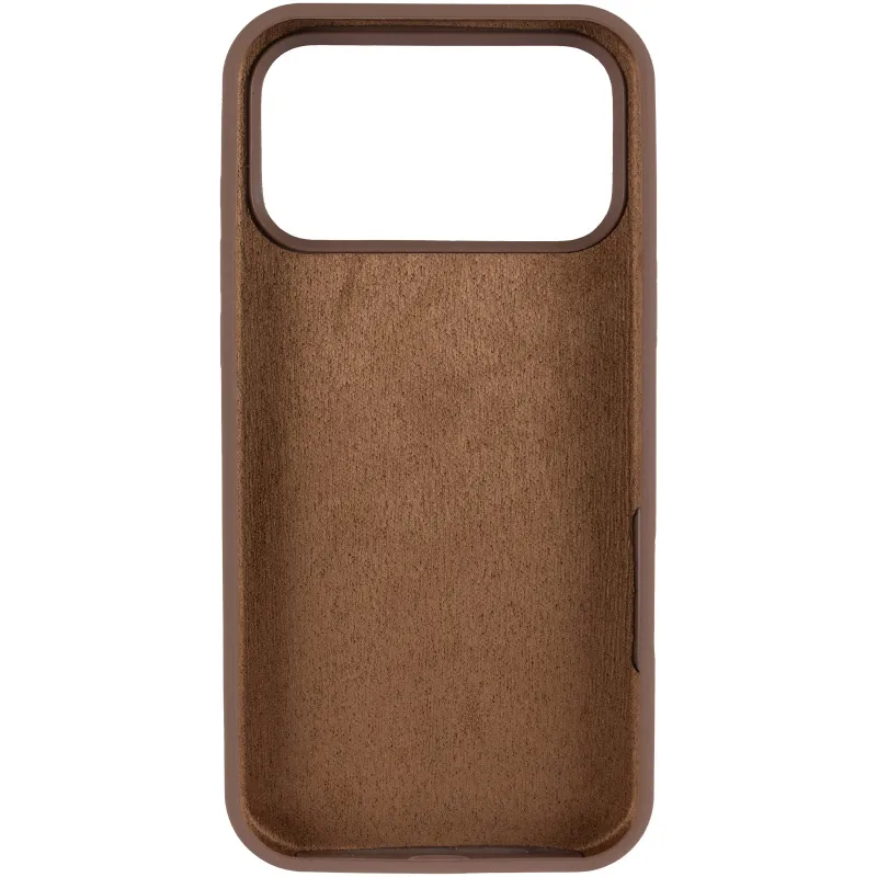 Чехол Silk Full Protective (AA) для Apple iPhone 18 Pro – Коричневый / Brown. Фото 3 из 5