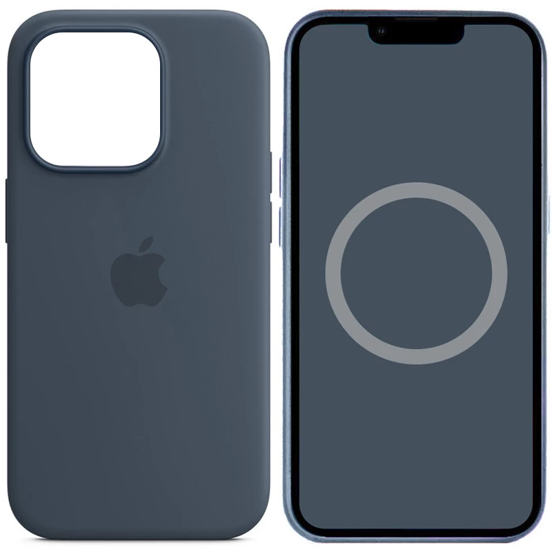 

Чохол Silicone case Premium з Magsafe та анімацією на Apple iPhone 14 Pro (6.1") (Синій / Storm Blue)