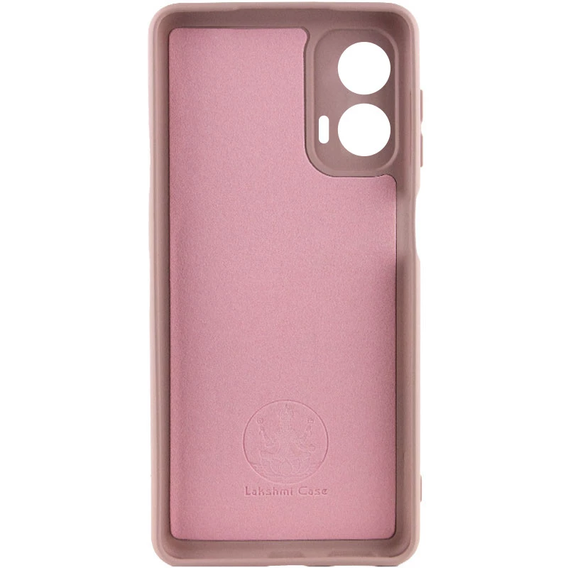 Чохол Silicone Case Lakshmi Plus з закритою камерою на Motorola Moto G24 – Рожевий / Pink Sand. Фото 2 з 4