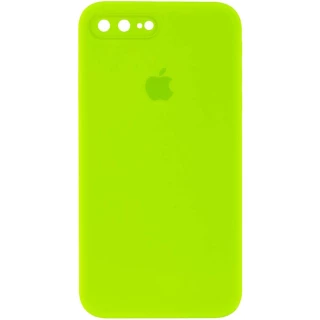 Чехол Silicone Case Square с защитой камеры для Apple iPhone 7 plus / 8 plus фото 1 из 3