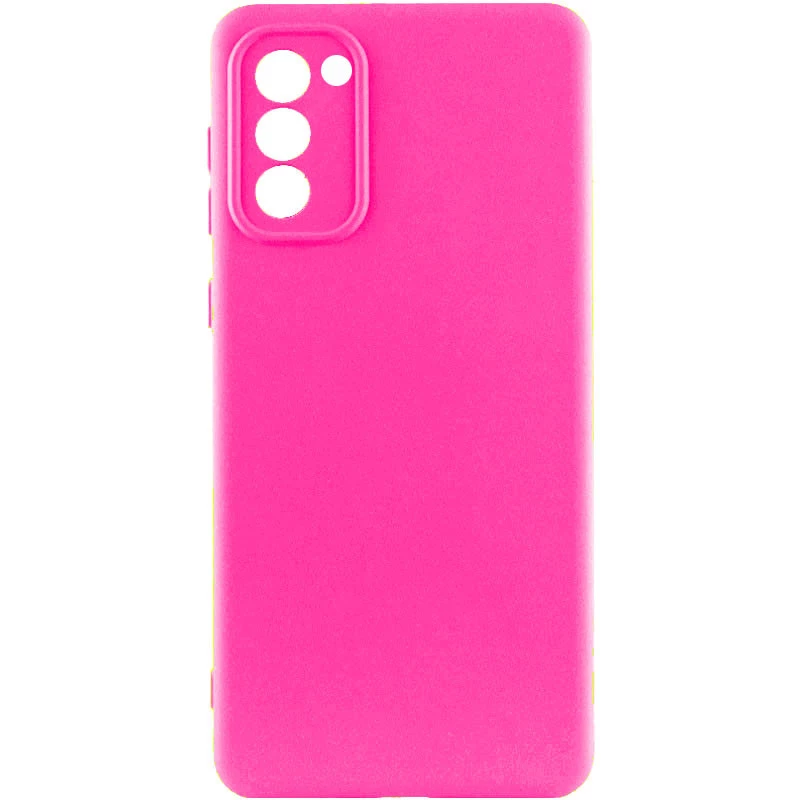 

Чехол Silicone Case Lakshmi Premium з закритою камерою на Samsung Galaxy S20 FE (Розовый / Barbie pink), Рожевий / barbie pink