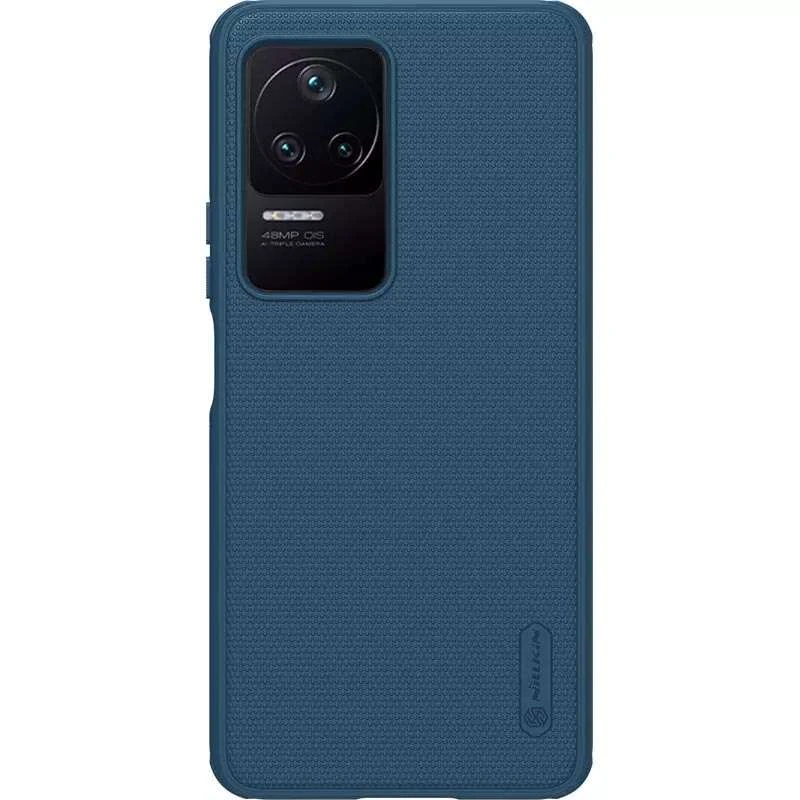 

Пластикова накладка Nillkin Pro на Xiaomi Redmi K40S / Poco F4 5G (Синій / Blue)