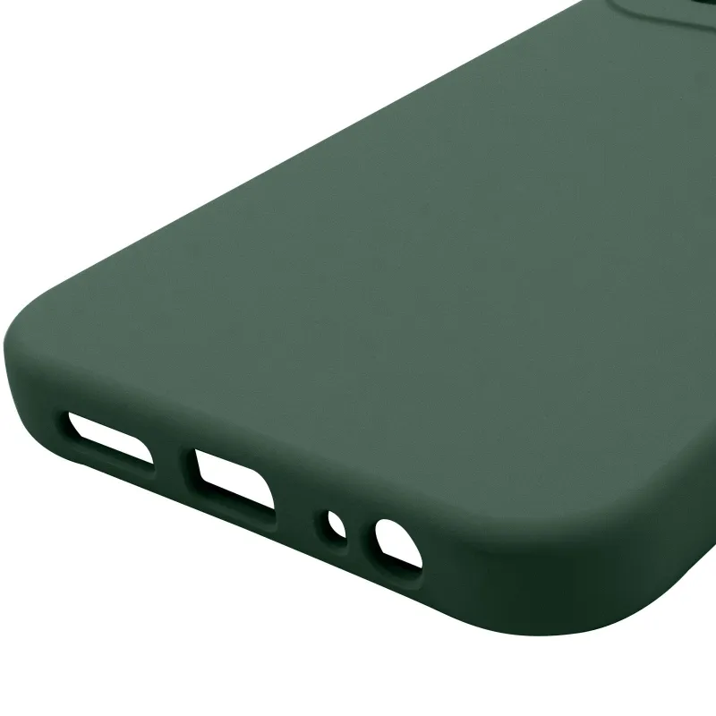 Чехол Silicone Case Lakshmi Premium з закритою камерою на Xiaomi Redmi 15C (Global) – Зеленый / Cyprus Green. Фото 6 из 6